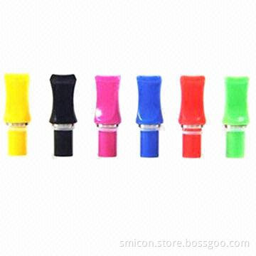 CE4 transparent drip tips, round and flat shapes are available